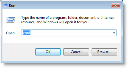 Opening a Command Prompt