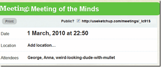 Meeting information