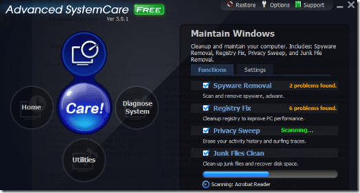 advanced system care free