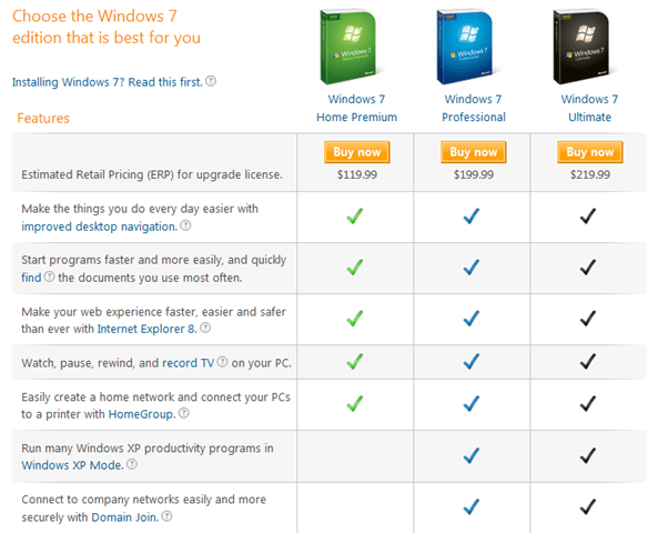 Windows Vista Enterprise Vs Ultimate