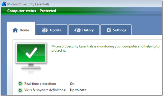 microsoft security essentials