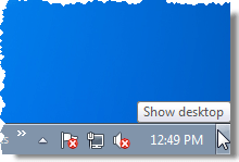 Show Desktop icon