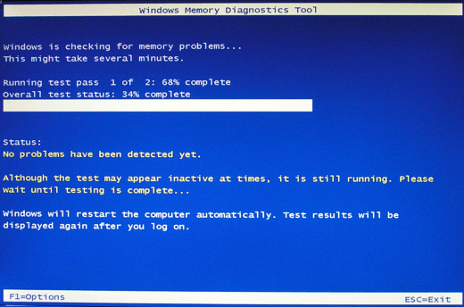 Windows Memory Diagnostic Utility Program