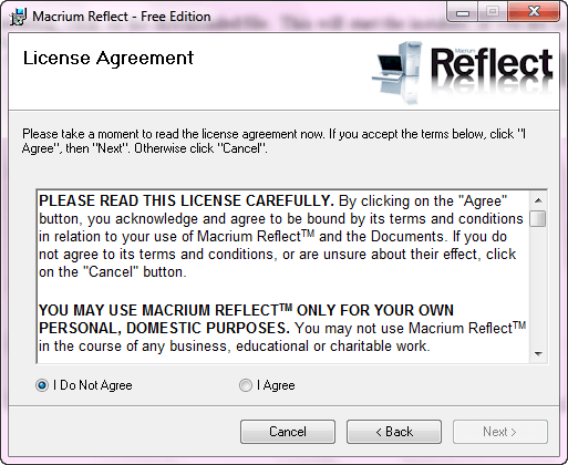 license agreement