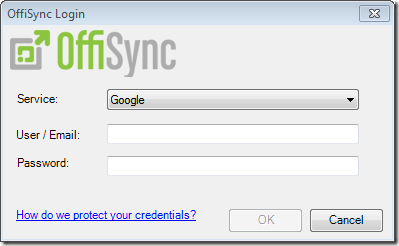 Enter your Google credentials.