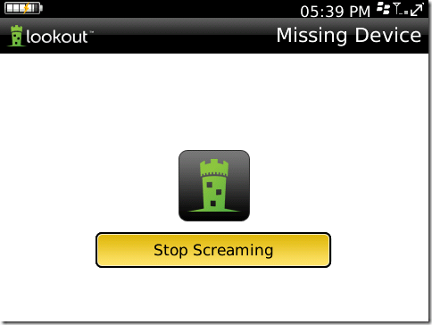 Screaming device.