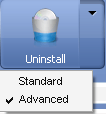 uninstall options