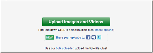 Upload Images and Videos