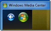 Windows Media Center Home button