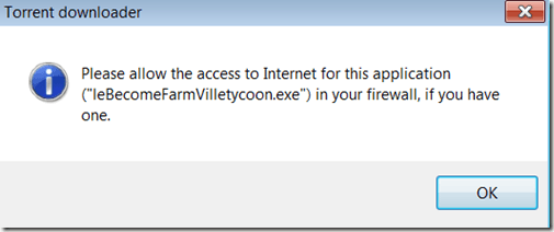 torrent warning
