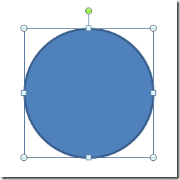 A Perfect Circle Using the Oval Shape Tool in PowerPoint