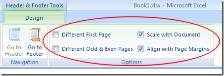 Advanced Header and Footer Options in Excel