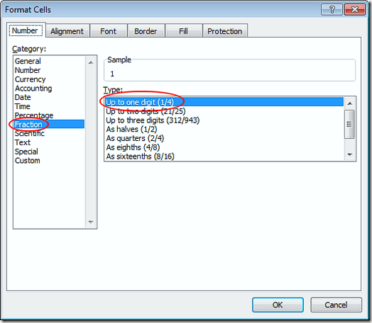 Excel's Format Cells Window