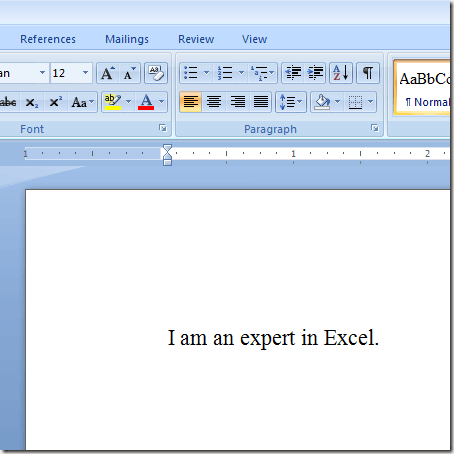 Some Text to Translate in Microsoft Word