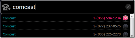 comcast number