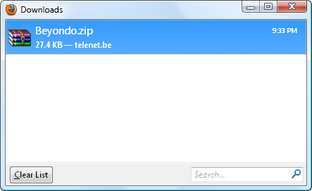 download complete