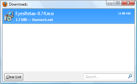 download complete