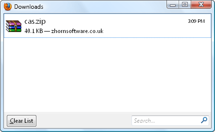 download finish