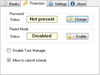 protection tab