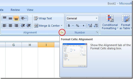 Advanced Excel Alignment Options