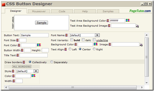 designer tab