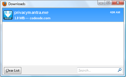 download complete