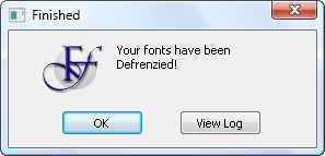 fonts defrenzied