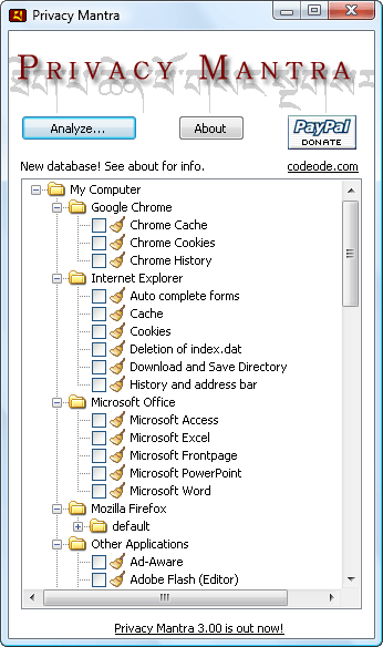 primary interface