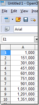 Format Cells to Use Thousands Separator