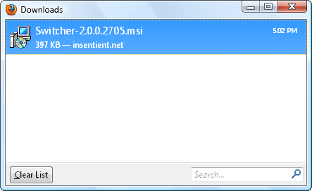 download complete