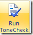 run tone check