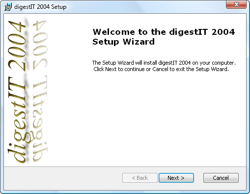 setup wizard