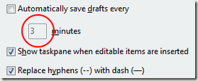 Automatically Save Drafts in Windows Live Writer