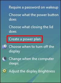 create power plan