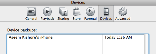 itunes switch iphones
