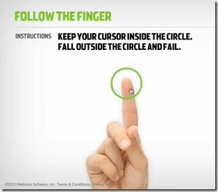 follow the finger