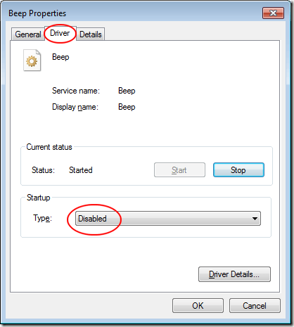 Disable System Beep in Windows 7