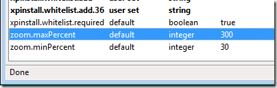 Firefox Zoom MaxPercent Default Value 300