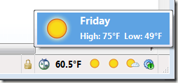 WeatherBug Forecasted Weather in Firefox