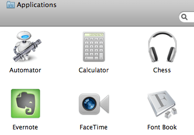 icons in os x
