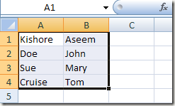 alphabetize excel