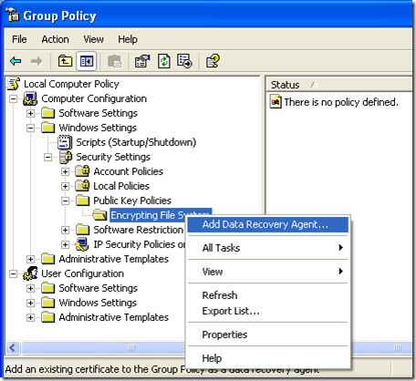 Group Policy Editor