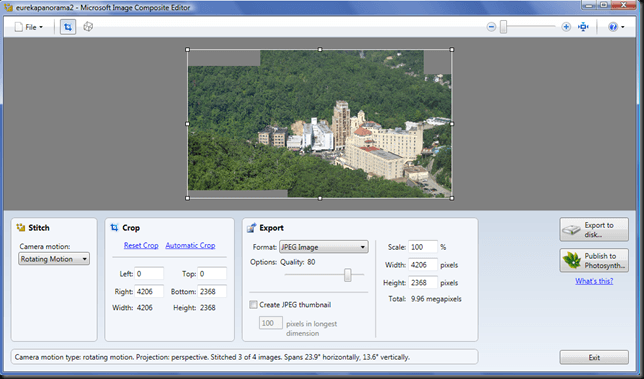 Microsoft Image Composite Editor Plugin