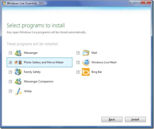 Install Live Photo Gallery