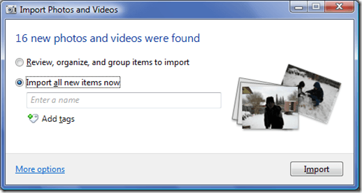 Live Photo Gallery Import