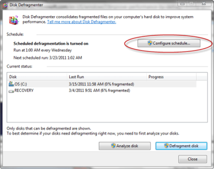 Disk Defragment