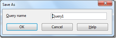 Save Query