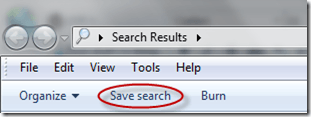 Save Search