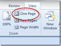 Select One Page View