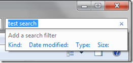 Upper Right Search Box with Drop-Down